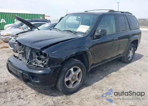 2007 Chevrolet Trailblazer Ls из США, поврежденный, VIN 1GNDS13S172218470